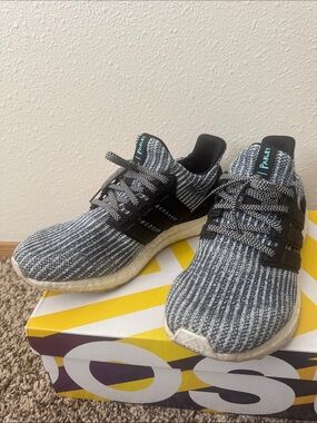 adidas Ultraboost Parley Knit Sneakers - Black/Blue